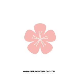 Cherry Blossom SVG & PNG, SVG Free Download, svg files for cricut, flower svg, floral svg, plant svg, gardening svg, spring svg, cherry svg, blossom svg