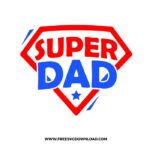 Super Dad SVG & PNG, SVG Free Download,  SVG for Silhouette, svg files for cricut, separated svg, disney svg, fathers day free svg, super man svg, father svg, dad svg