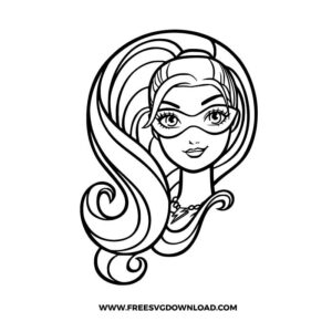 Barbie Cricut Free SVG File