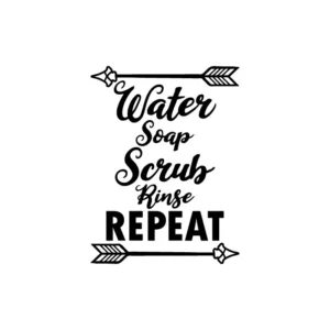 Water Rinse Repeat Free SVG File