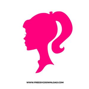 Barbie Silhouette Free SVG File