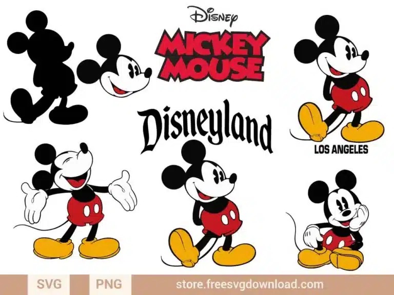 Mickey Mouse Classic SVG Bundle
