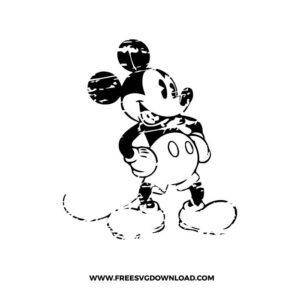 Distressed Mickey Mouse SVG & PNG, SVG Free Download,  svg files for cricut, separated svg, trending svg, mickey svg, minnie mouse svg, mickey mouse cricut, mickey mouse head svg, mickey birthday svg, mickey outline svg