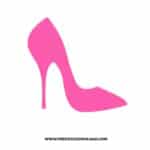 High Heel Shoe SVG & PNG, SVG Free Download,  SVG for Cricut Design Silhouette, shoes svg, fashion svg, baddie svg, woman svg, clothes svg, barbie svg
