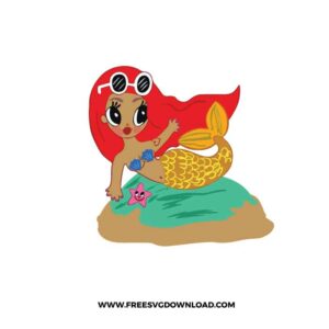 Karol G Mermaid Free SVG File