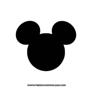 Mickey Head Free SVG File
