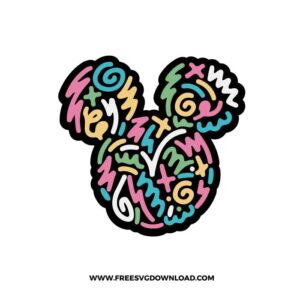 Mickey Lined Head SVG & PNG, SVG Free Download,  svg files for cricut, separated svg, trending svg, mickey svg, minnie mouse svg, mickey mouse cricut, mickey mouse head svg, mickey birthday svg, mickey outline svg