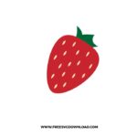 Strawberry SVG & PNG, SVG Free Download,  SVG for Silhouette, svg files for cricut, separated svg, fruit svg, summer svg, lemon svg, watermelon svg, pineapple svg, strawberry outline svg