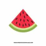 Watermelon SVG & PNG, SVG Free Download,  SVG for Silhouette, svg files for cricut, separated svg, fruit svg, summer svg, lemon svg, strawberry svg, pineapple svg, Watermelon outline svg