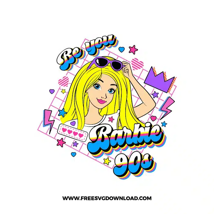Barbie Be You SVG & PNG, SVG Free Download, svg files for cricut, Barbie SVG, Barbie Logo SVG Bundle, Malibu Barbie svg, birthday barbie svg, black barbie svg, ken svg, barbie silhouette svg, barbie logo outline svg, barbie los angels svg, barbie head svg