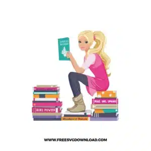 Barbie Peace Love Lipgloss Free SVG File