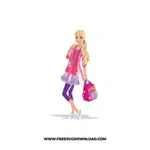 Barbie School Style SVG & PNG, SVG Free Download, svg files for cricut, Barbie SVG, Barbie Logo SVG Bundle, Malibu Barbie svg, birthday barbie svg, black barbie svg, ken svg, barbie silhouette svg, barbie logo outline svg, barbie los angels svg, barbie head svg