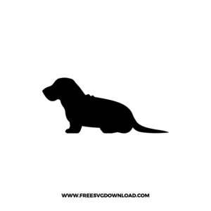 Beagle Silhouette Free SVG File