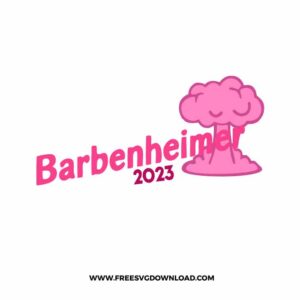 Barbenheimer Cricut Free SVG File