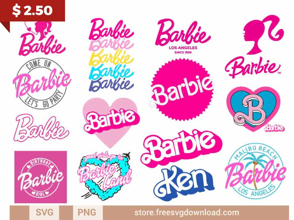 Barbie Street Fashion SVG & PNG Free Barbie Download | Free SVG Download