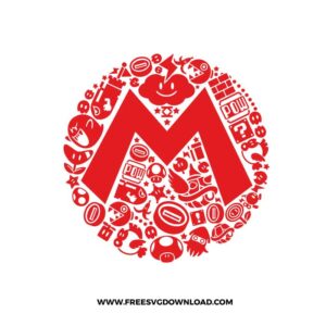 Mario Logo Free SVG File