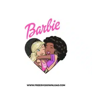 Barbie Best Friends Forever Free SVG File