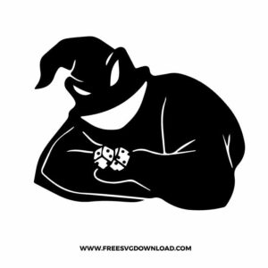 Oogie Boogie Nightmare Before Chrismtas Free SVG File