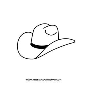 Cowboy Hat Free SVG File