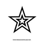 Double Star SVG & PNG, SVG Free Download, svg files for cricut, double star svg, star shape svg, sparkle svg, space svg, moon svg, 4th of july svg, birthday svg, shine svg, sparkle png