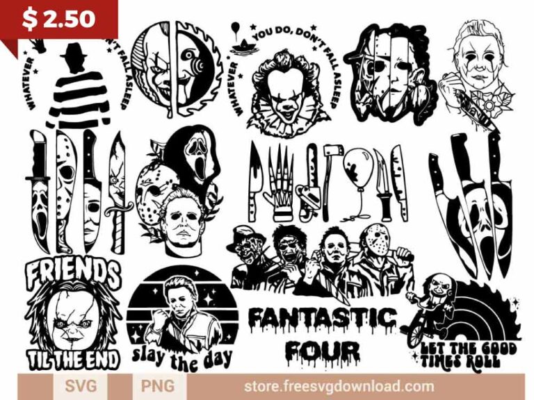 Halloween Horror Movie SVG Bundle