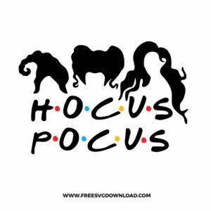 Hocus Pocus Friends SVG & PNG, SVG Free Download, svg files for cricut, Hocus pocus svg, witches svg, witch svg, halloween svg, happy halloween svg, hocus pocus png, i smell children svg, pumpkin svg, bat svg, disney svg, Sanderson svg, tonight we fly svg, I put a spell on you svg, ghost svg, trick or treat svg