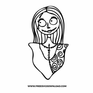 Sally Nightmare Before Christmas Free SVG File