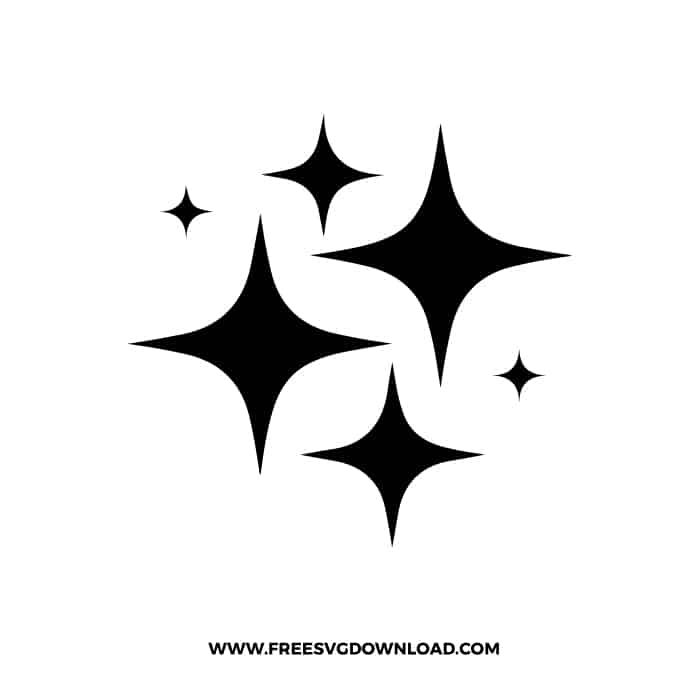 Star SVG & PNG, SVG Free Download, svg files for cricut, double star svg, star shape svg, sparkle svg, space svg, moon svg, 4th of july svg, birthday svg