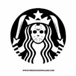 Starbucks Jason Voorhees SVG & PNG, SVG Free Download, svg files for cricut, scream svg, jason svg, michael myers svg, halloween svg, spooky svg, pumpkin svg, happy halloween svg, halloween png, ghost svg, trick or treat svg, horror svg, witch svg, skull svg, zombie svg, nightmare before christmas svg