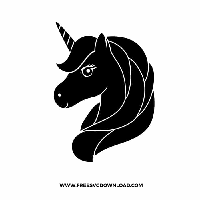 Unicorn Free SVG & PNG, SVG Free Download, svg files for cricut, birthday unicorn svg, cute unicorn svg, unicorn silhouette svg, magical unicorn svg