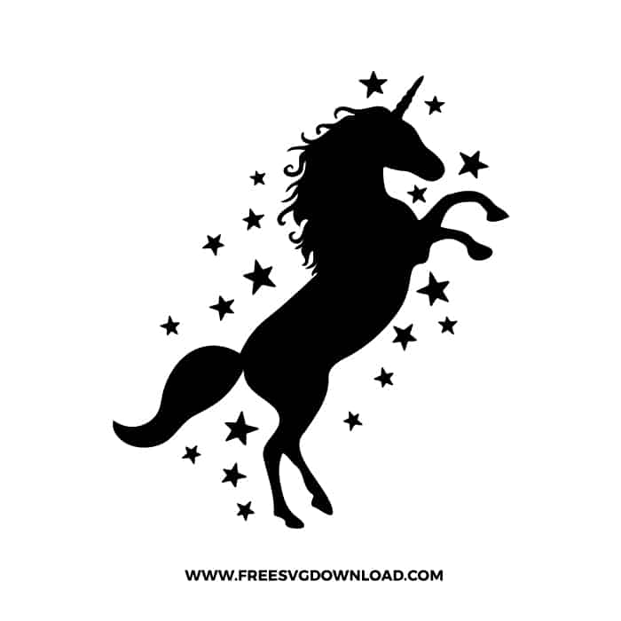 Unicorn SVG & PNG, SVG Free Download, svg files for cricut, birthday unicorn svg, cute unicorn svg, unicorn silhouette svg, magical unicorn svg