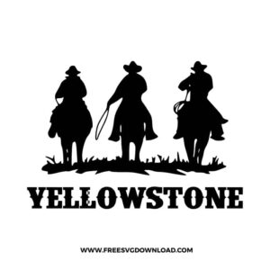 Yellowstone Free SVG File