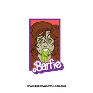 Barbie Halloween Free SVG File