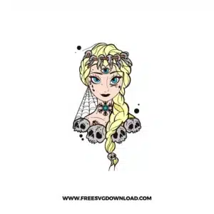 Elsa Halloween Free SVG File
