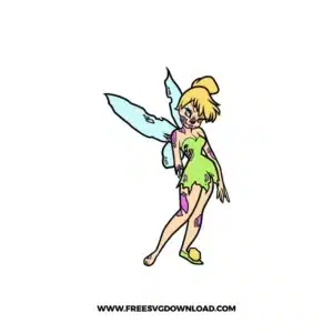 Tinker Bell Zombie Halloween SVG & PNG, SVG Free Download, svg files for cricut, halloween free svg, spooky free svg, fall svg, pumpkin svg, happy halloween svg, ghost svg, autumn svg, trick or treat svg, horror svg, witch svg, skull svg, zombie svg, disney svg, mickey mouse svg, minnie mouse svg, nightmare before christmas svg