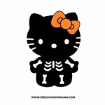 Hello Kitty Halloween SVG & PNG, SVG Free Download, svg files for cricut, halloween svg, spooky svg, pumpkin svg, happy halloween svg, halloween png, ghost svg, trick or treat svg, horror svg, witch svg, skull svg, zombie svg