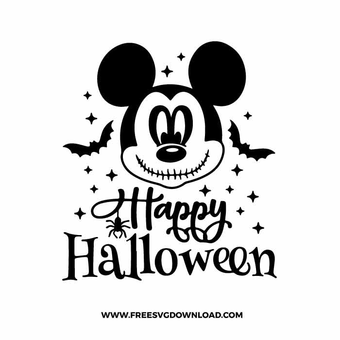 Mickey Happy Halloween SVG & PNG, SVG Free Download, svg files for cricut, disney svg, mickey mouse svg, nightmare before christmas svg, jack skellington svg, halloween svg, spooky svg, pumpkin svg, happy halloween svg, Halloween PNG, ghost svg, trick or treat svg, horror svg, witch svg, skull svg, zombie svg