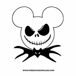Nightmare Before Mickey SVG & PNG, SVG Free Download, svg files for cricut, disney svg, mickey mouse svg, nightmare before christmas svg, jack skellington svg, halloween svg, spooky svg, pumpkin svg, happy halloween svg, Halloween PNG, ghost svg, trick or treat svg, horror svg, witch svg, skull svg, zombie svg