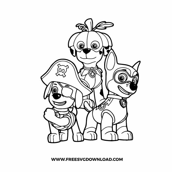 Paw Patrol Halloween SVG & PNG, SVG Free Download, svg files for cricut, halloween svg, trick or treat, spooky svg, pumpkin svg, paw patrol svg, paw patrol birthday svg, skye svg, marshall svg, skye svg, everest svg, rocky svg, ruble svg, tracker svg, zuma svg, paw patrol birthday svg, dad patrol svg, mom patrol svg, tv show svg