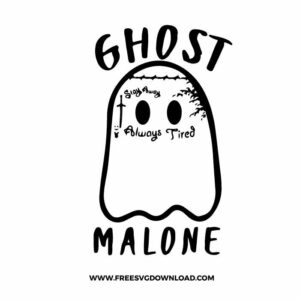 Ghost Malone SVG & PNG, SVG Free Download, svg files for cricut, halloween svg, Spooky SVG, pumpkin svg, happy halloween svg, Halloween PNG, ghost svg, trick or treat svg, horror svg