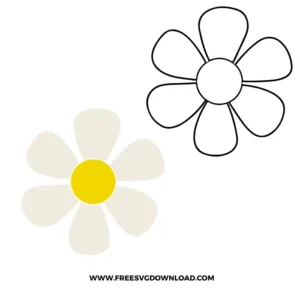 Simple Daisy SVG Cut File