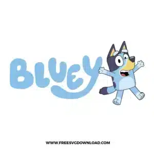 Bluey Free SVG File