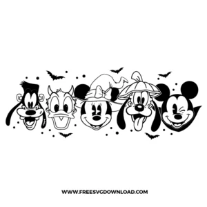 Halloween Mickey Mouse SVG Cut File