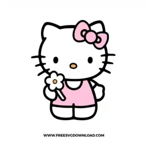 Hello Kitty Cricut Free SVG File
