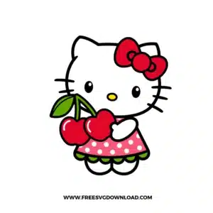 Summer Hello Kitty SVG Cut File