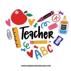 Teacher SVG Cut File