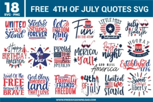 4th Of July Quotes Free SVG Files
