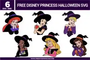 Disney Princess Halloween Free SVG Files