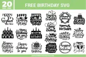 Birthday Quotes Free SVG Files