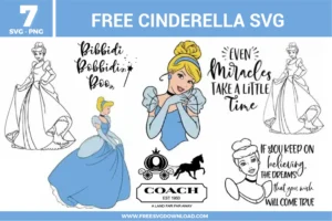 Cinderella Free SVG Files